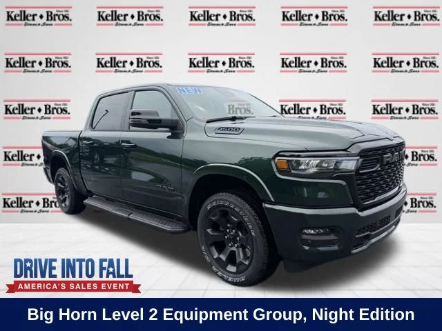 New 2026 Serrano-Green Metallic Exterior Paint RAM Big Horn/Lone Star image 1