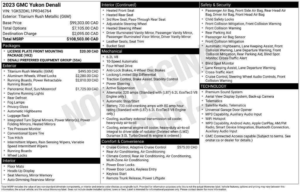 Used 2023 Gray GMC Denali image 34