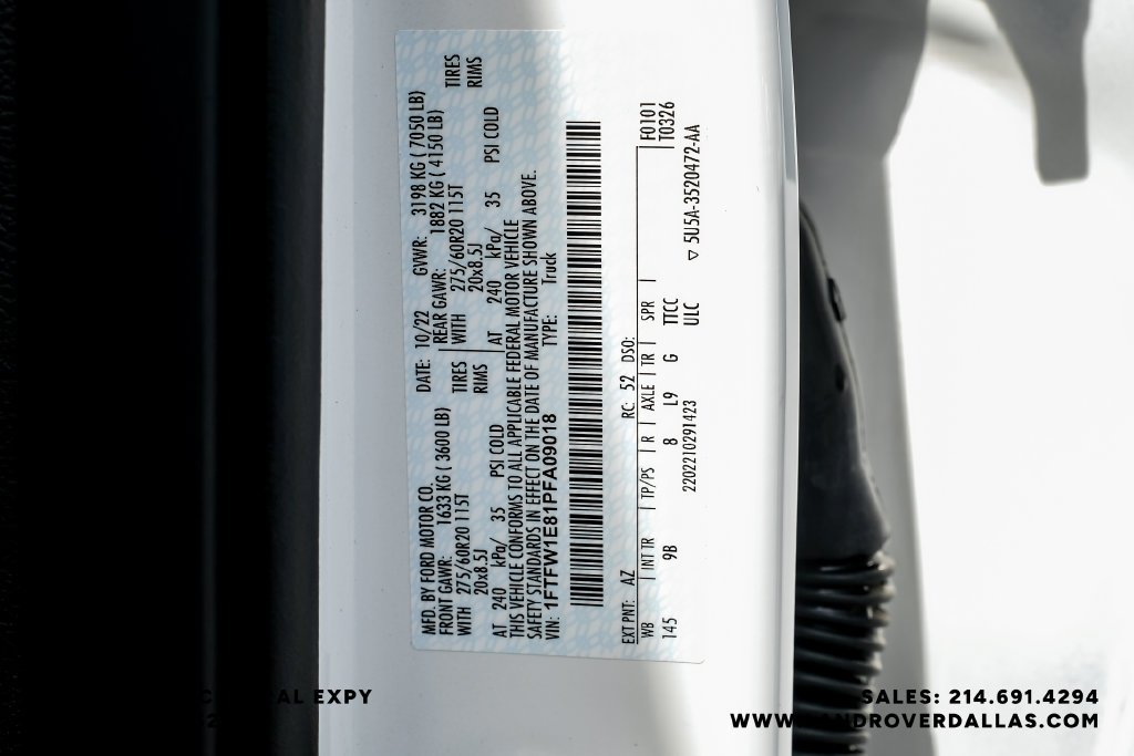 Used 2023 White Ford Platinum image 54