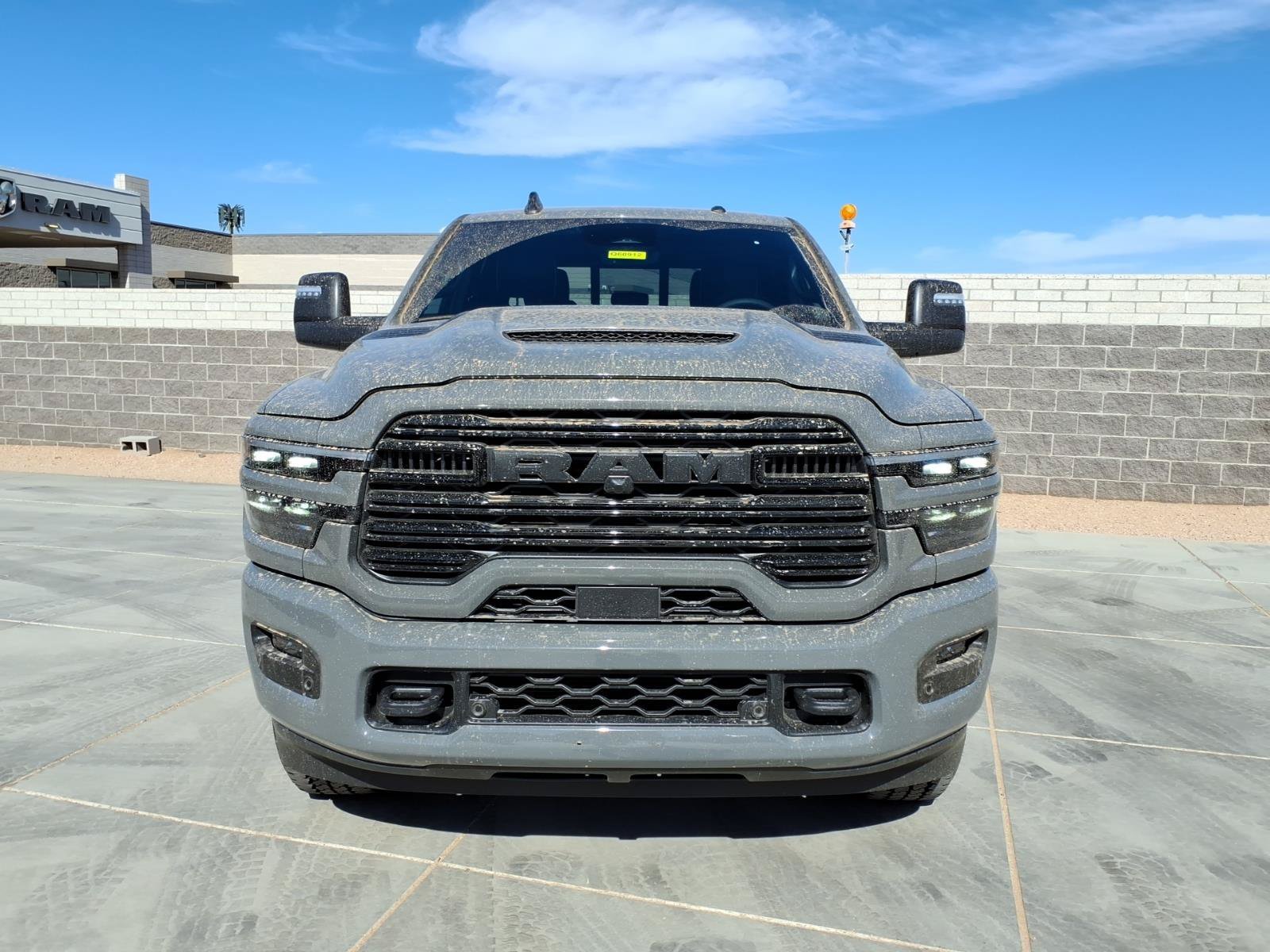 New 2026 Ceramic Gray Clear-Coat Exterior Paint RAM Laramie image 2