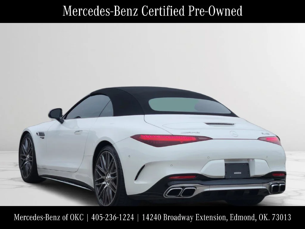 Certified Used 2022 MANUFAKTUR Moonlight White Metallic Mercedes-Benz SL 63 AMG® image 6