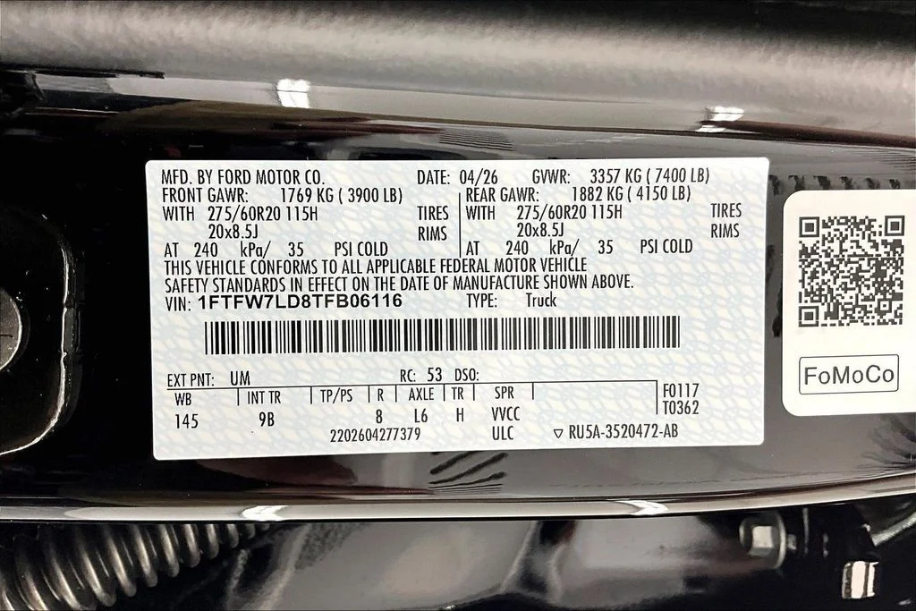 New 2026 Agate Black Metallic Ford Platinum® image 8