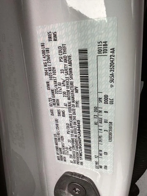 Used 2023 Oxford White Ford Active image 30