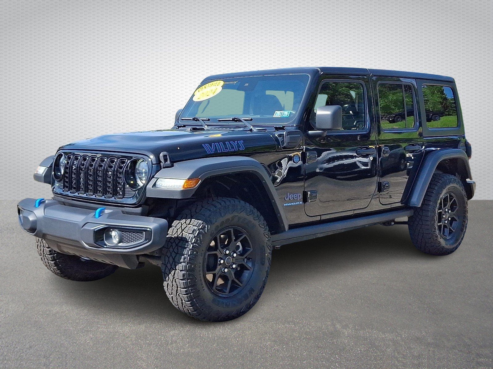 Used 2024 Black Clearcoat - PX8 Jeep Willys 4xe image 3