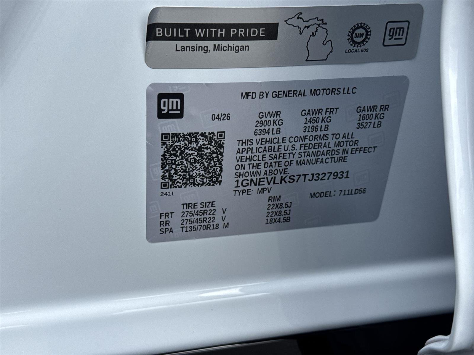 New 2026 Polar White Tricoat Chevrolet RS image 42