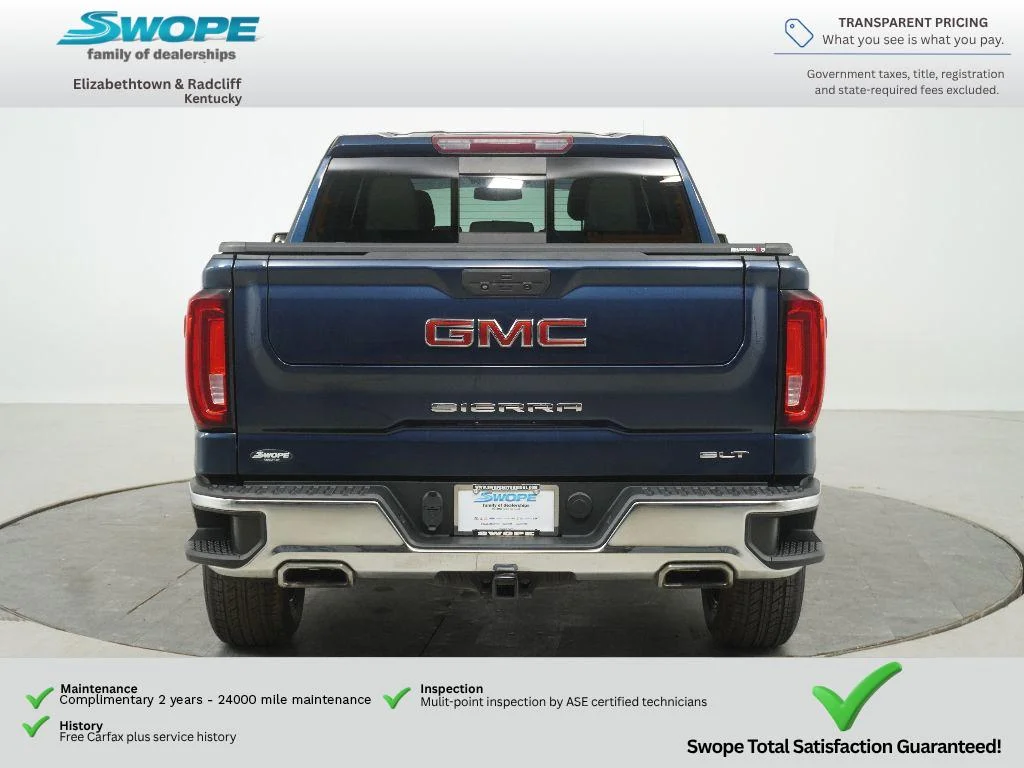 Used 2020 Pacific Blue Metallic GMC SLT image 8