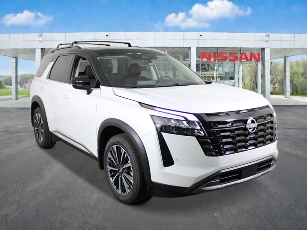 New 2026 Everest White Pearl TriCoat / Super Black Two-tone Nissan Platinum image 7