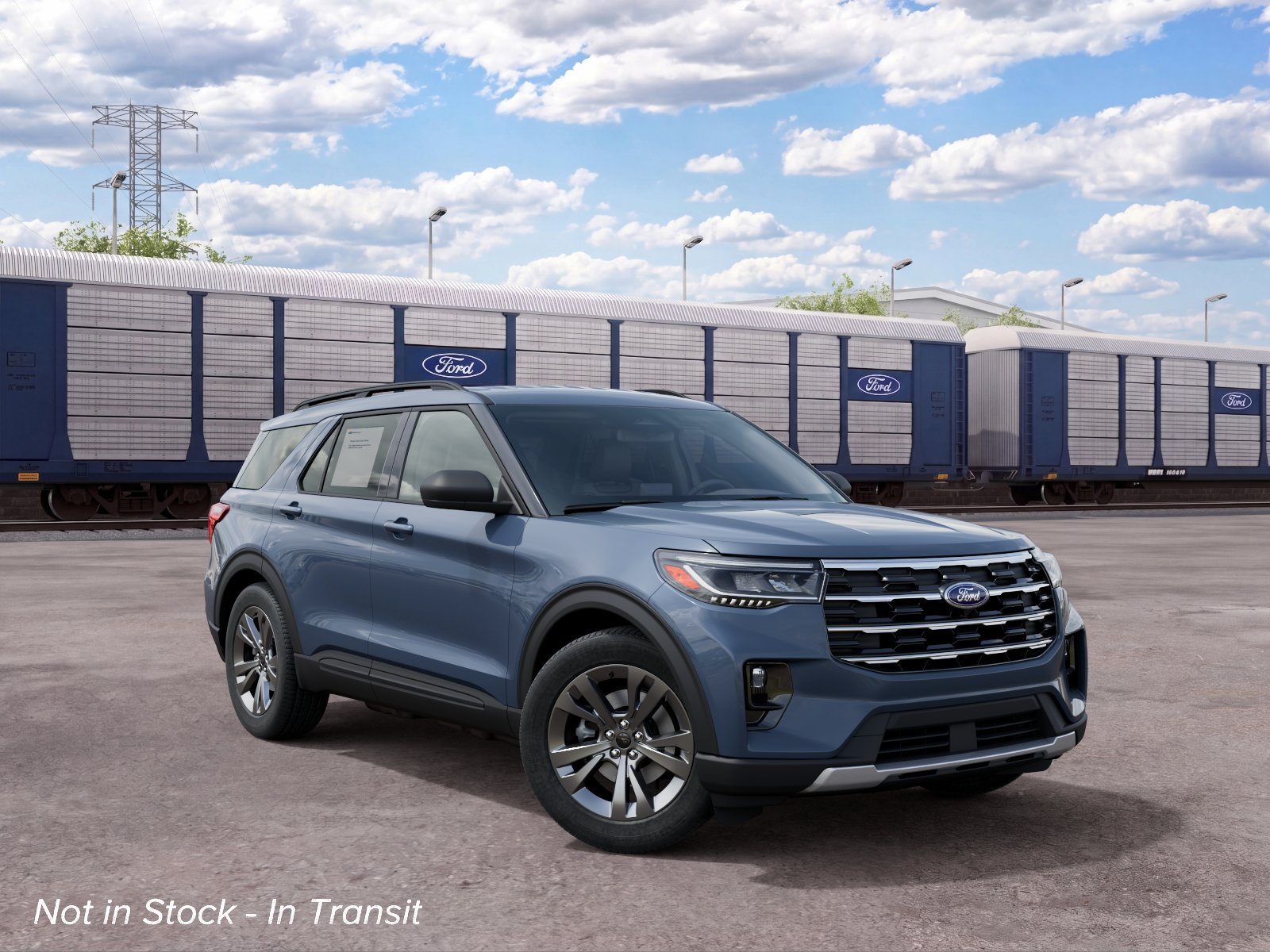 New 2027 Blue Ford 4DR 4WD ACTIVE image 1