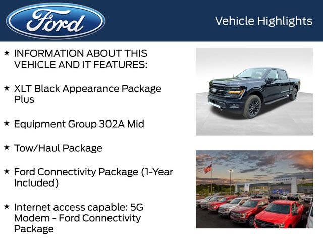 New 2026 Antimatter Blue Metallic Ford XLT image 4