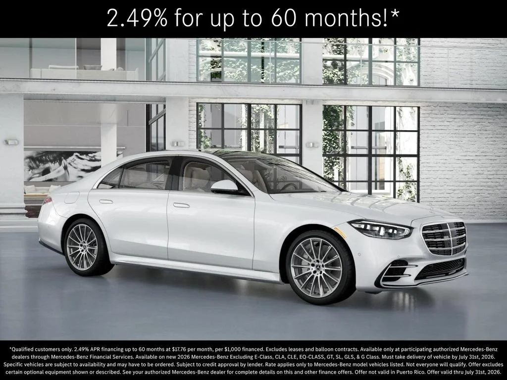New 2026 MANUFAKTUR Moonlight White Metallic Mercedes-Benz S 500 image 54