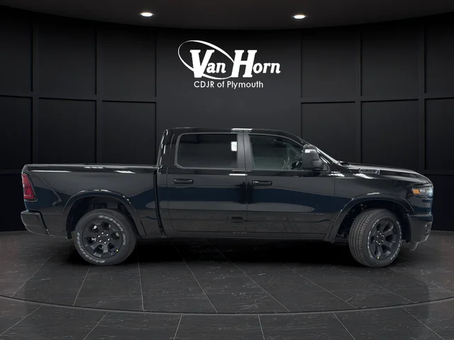 New 2026 Diamond Black Crystal Pearl-Coat Exterior Paint RAM Big Horn/Lone Star image 8