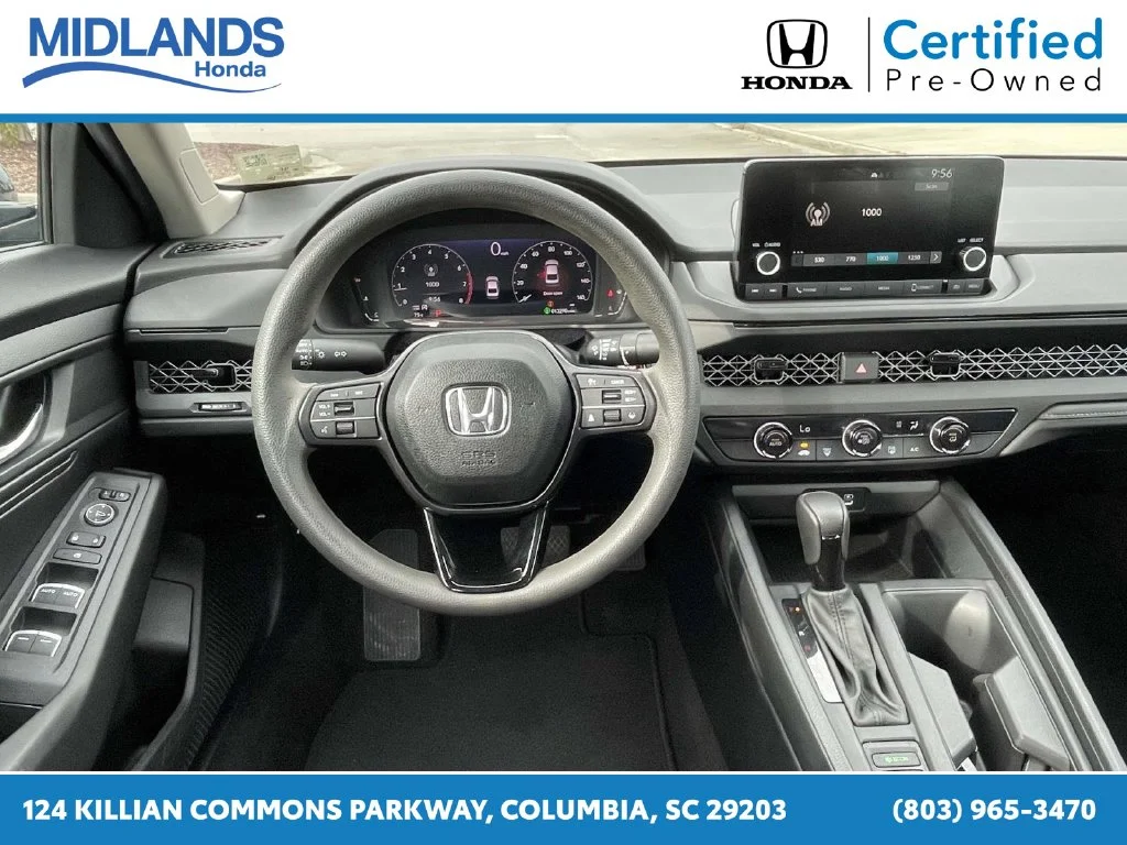Certified Used 2025 Crystal Black Pearl Honda LX image 11