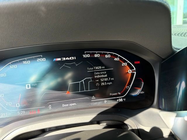 Used 2021 Blue Metallic BMW M340i image 3