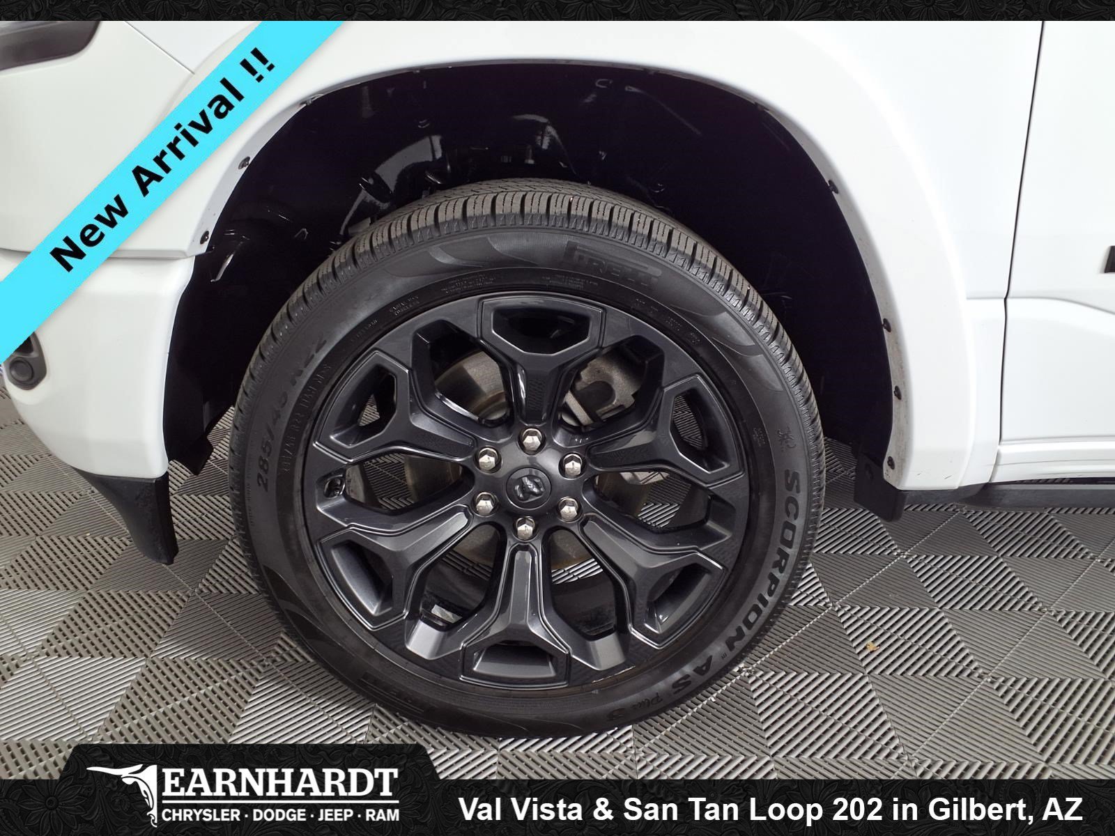 Used 2022 Bright White Clearcoat Ram Limited image 7