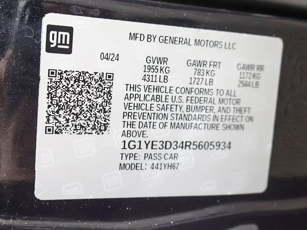Used 2024 Carbon Flash Metallic Chevrolet Z06 image 56