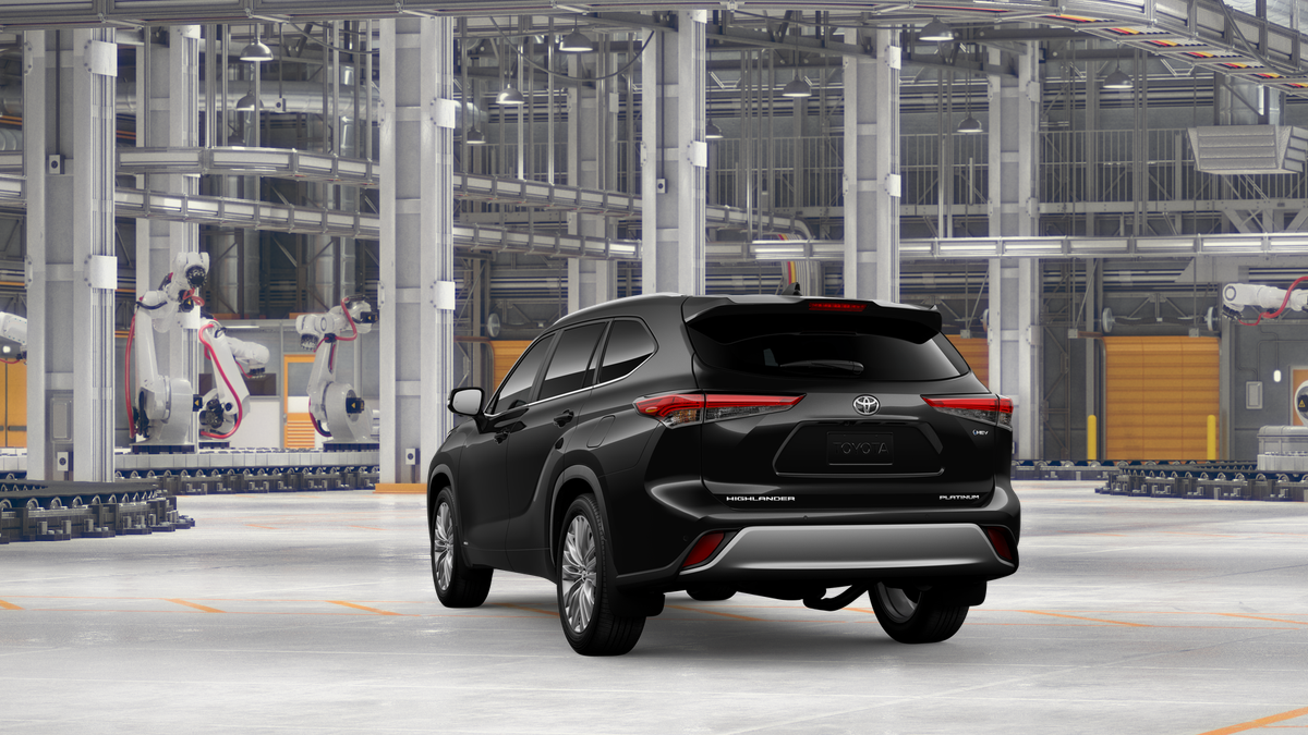 New 2026 Midnight Black Metallic Toyota Hybrid Platinum image 7