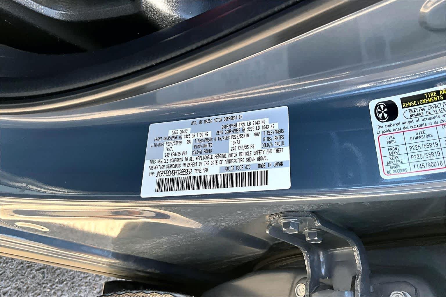 Used 2023 Polymetal Gray Mazda 2.5 S Carbon Edition image 36