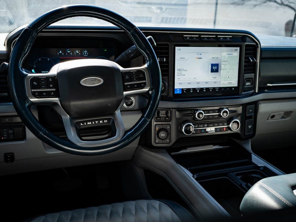 Used 2024 Agate Black Metallic Ford Limited image 4