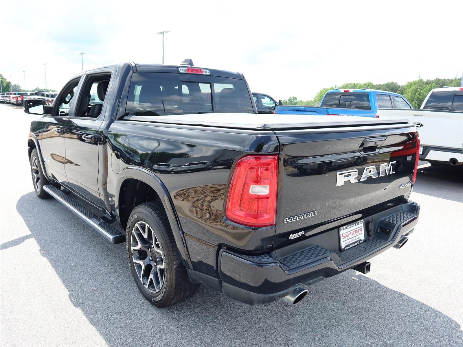 Certified Used 2025 Diamond Black Crystal Pearlcoat Ram Laramie image 4