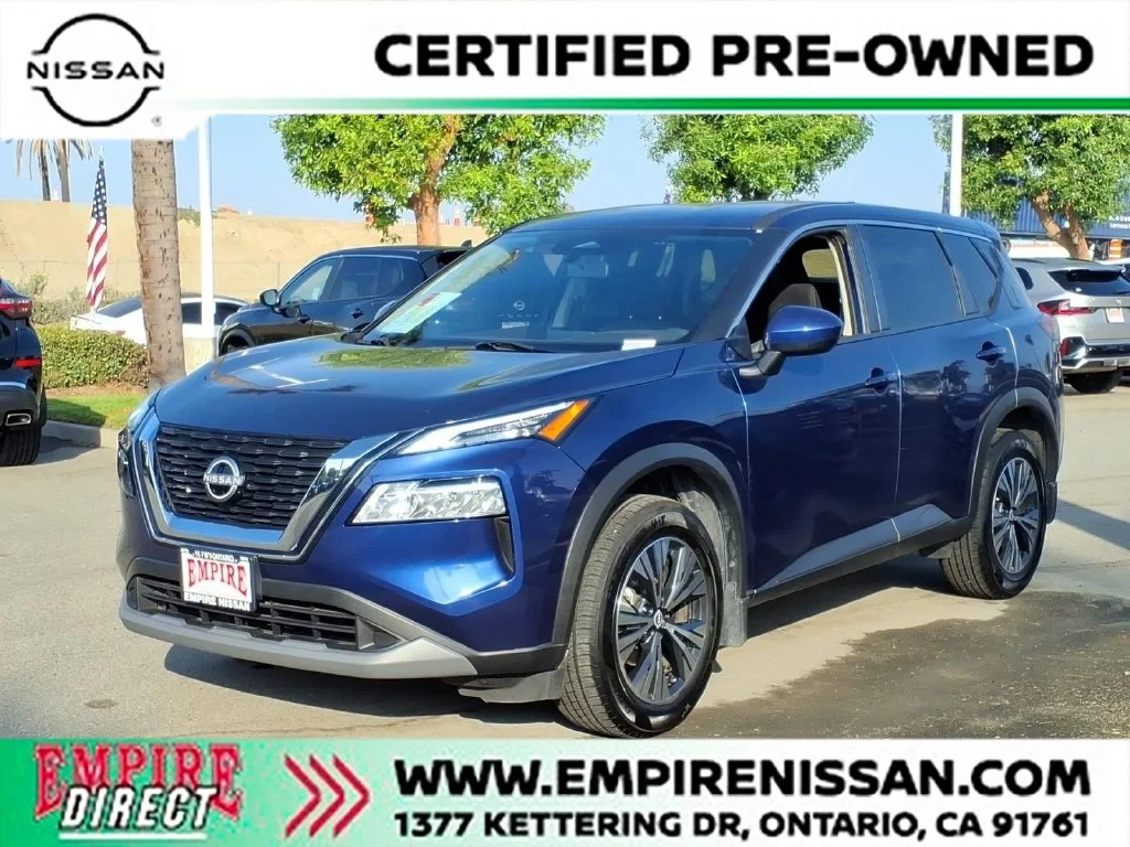Certified Used 2023 Blue Nissan SV image 1