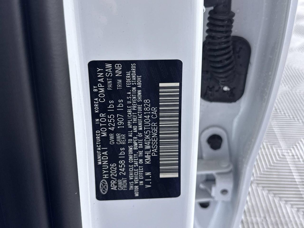 New 2026 Atlas White Hyundai Sedan image 28