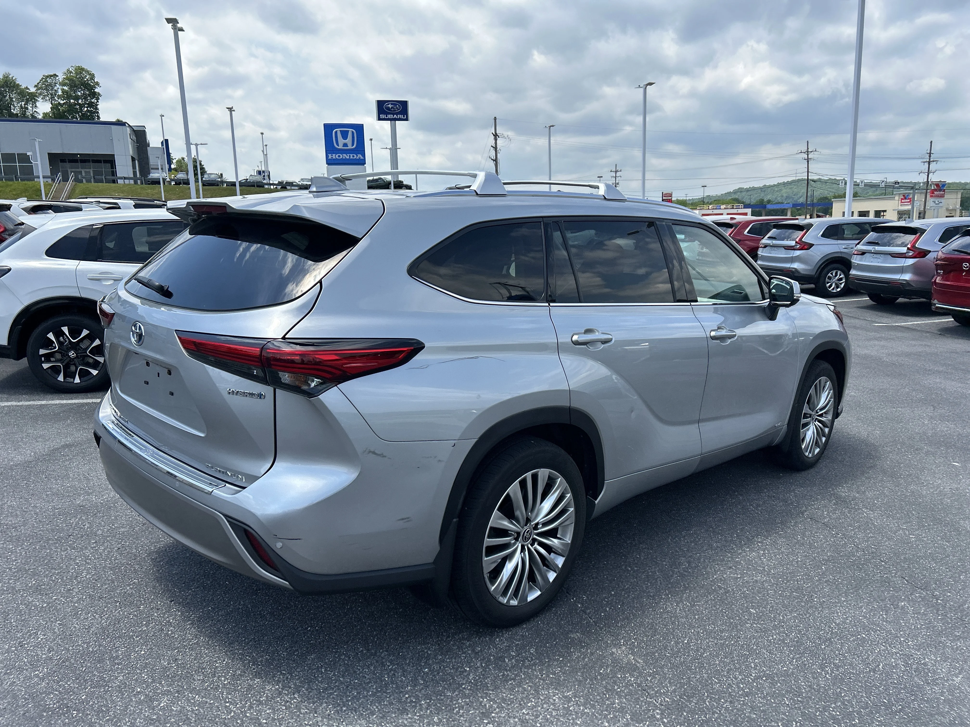 Used 2023 Celestial Silver Metallic Toyota Hybrid Platinum image 4