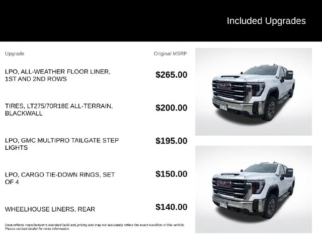 Used 2025 White GMC SLE image 11