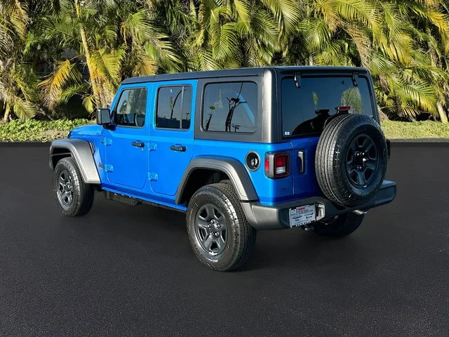 New 2026 Hydro Blue Pearl-Coat Exterior Paint Jeep Sport image 3