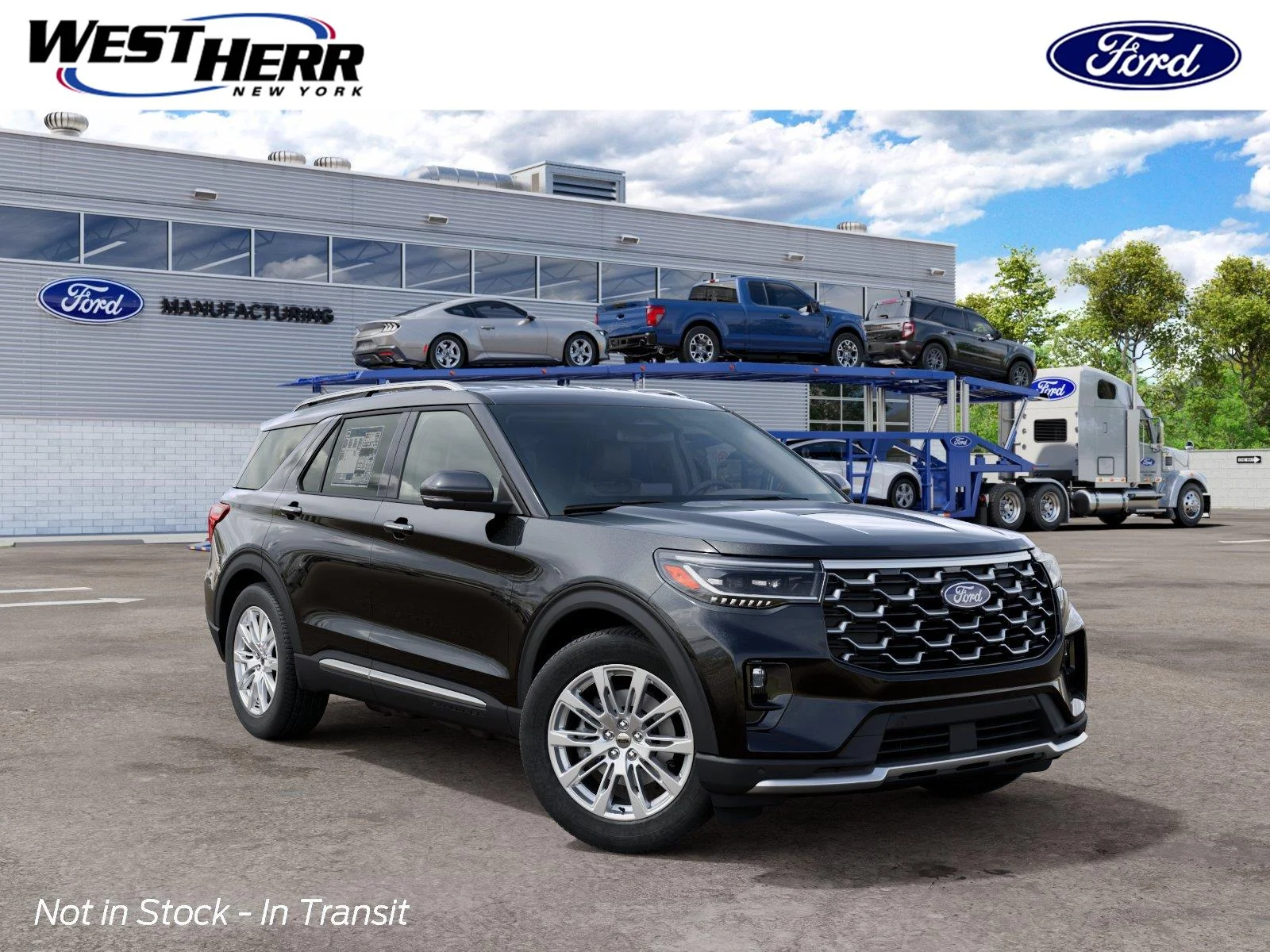 New 2027 Agate Black Metallic Ford Platinum™ image 1