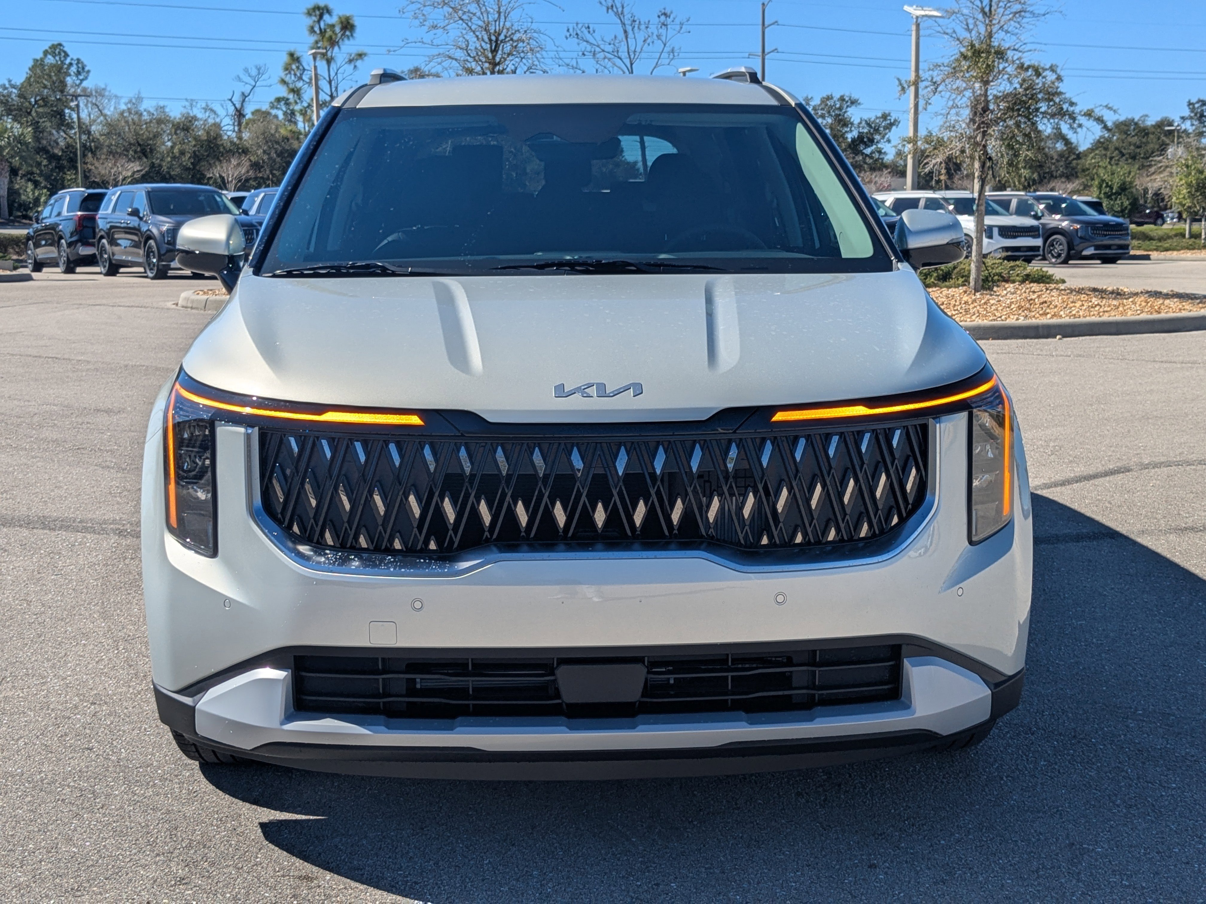 New 2026 Ivory Silver Kia EX image 3
