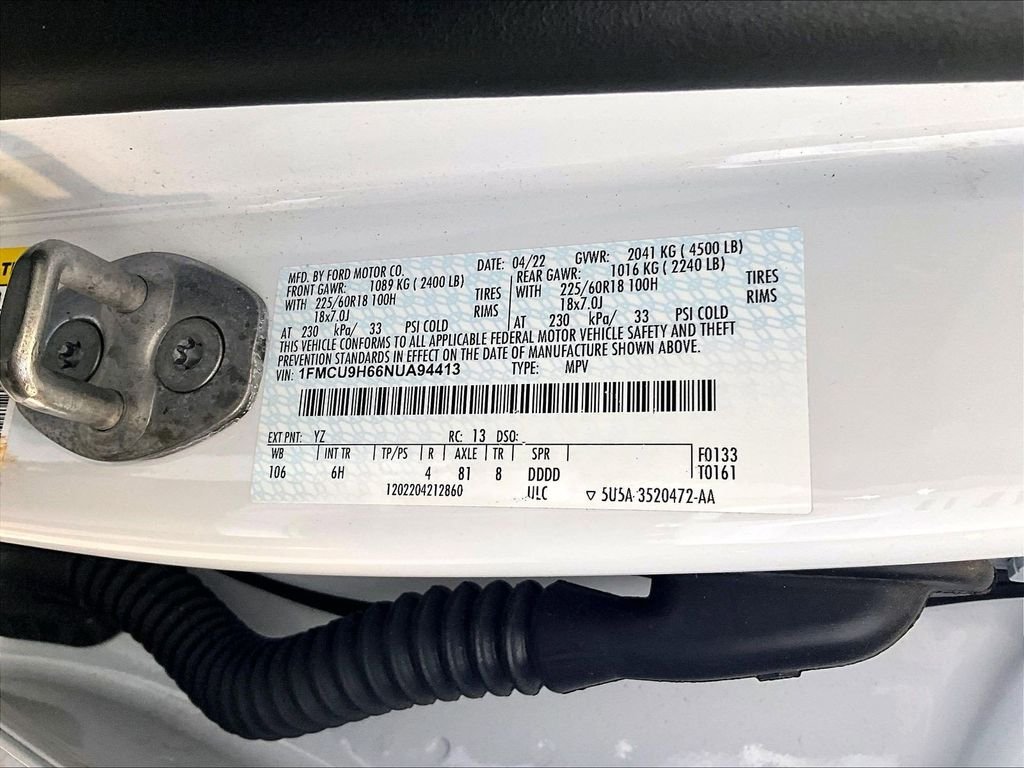 Used 2022 White Ford SEL image 37