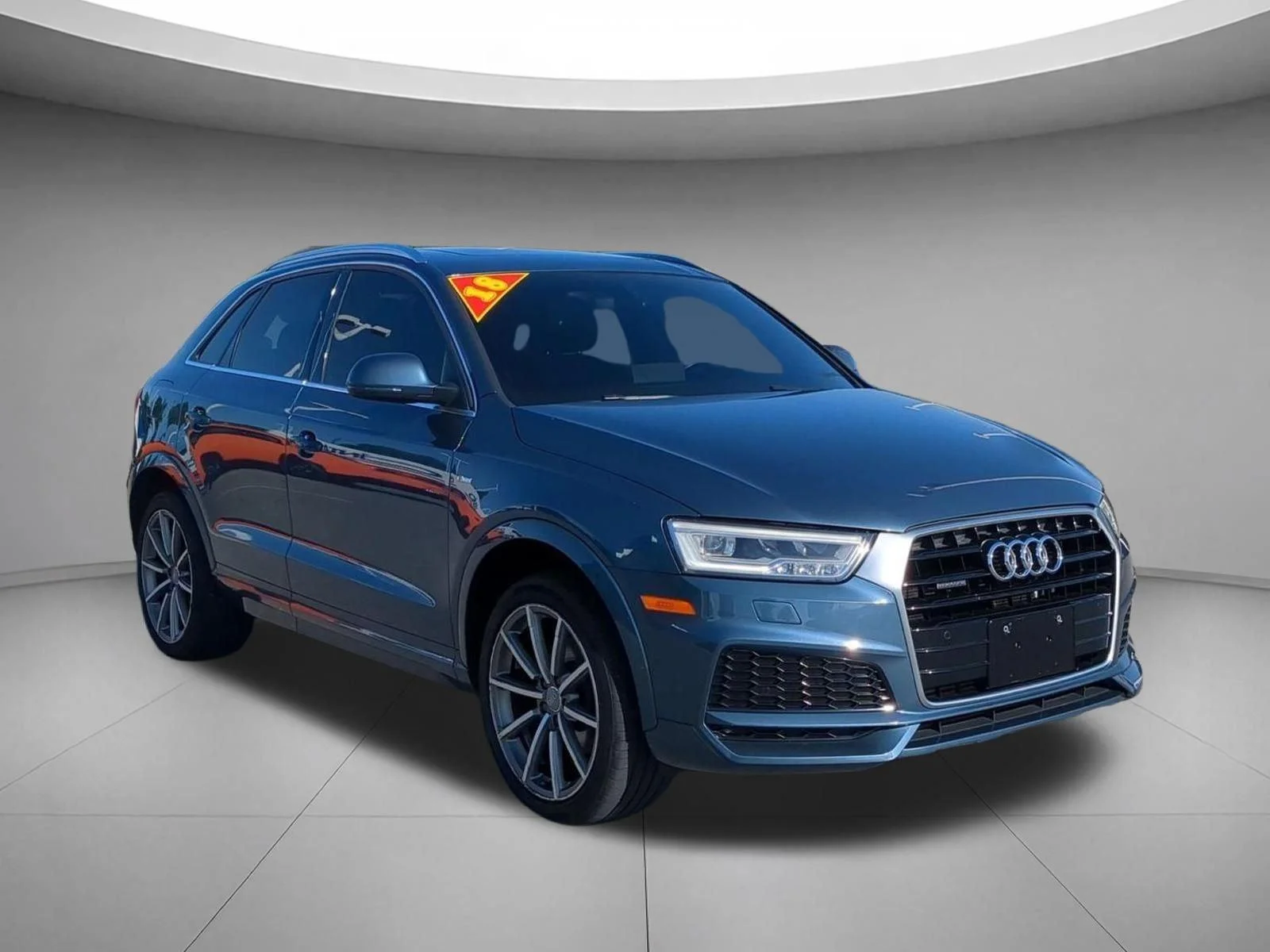 Used 2018 Utopia Blue Metallic Audi Premium Plus image 7
