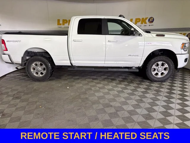 Used 2022 Bright White Clearcoat Ram Big Horn image 2
