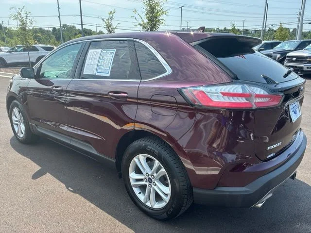 Used 2019 Burgundy Velvet Metallic Tinted Clearcoat Ford SEL image 6