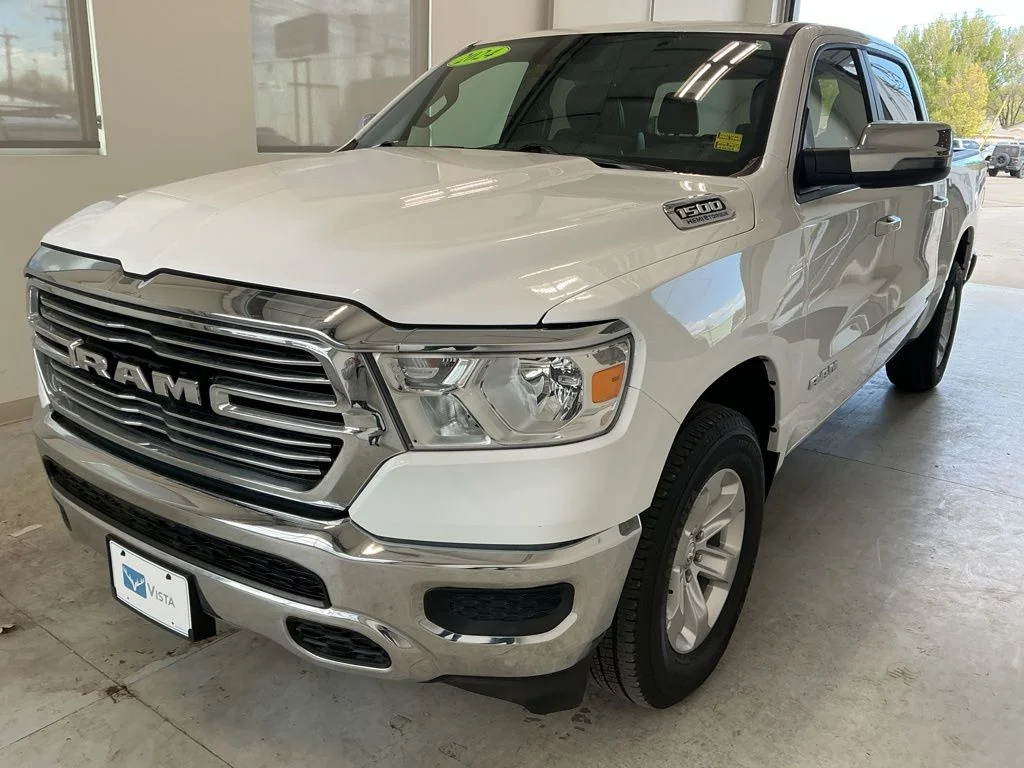 Used 2024 Bright White Clearcoat Ram Laramie image 3