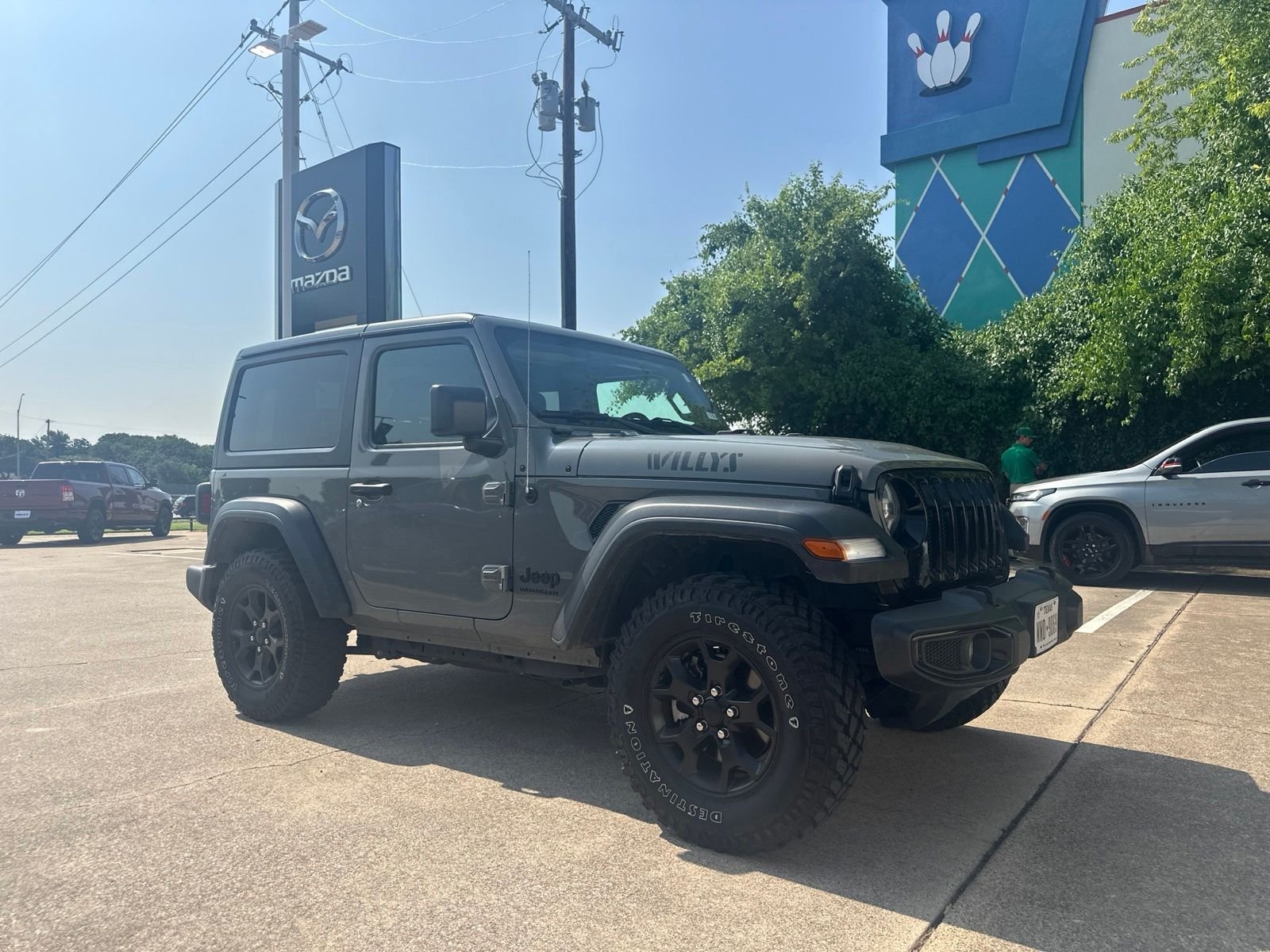 Used 2022 Gray Clearcoat Jeep Willys image 2