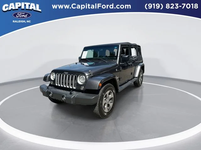 Used 2017 Gray Jeep Unlimited Sahara image 4