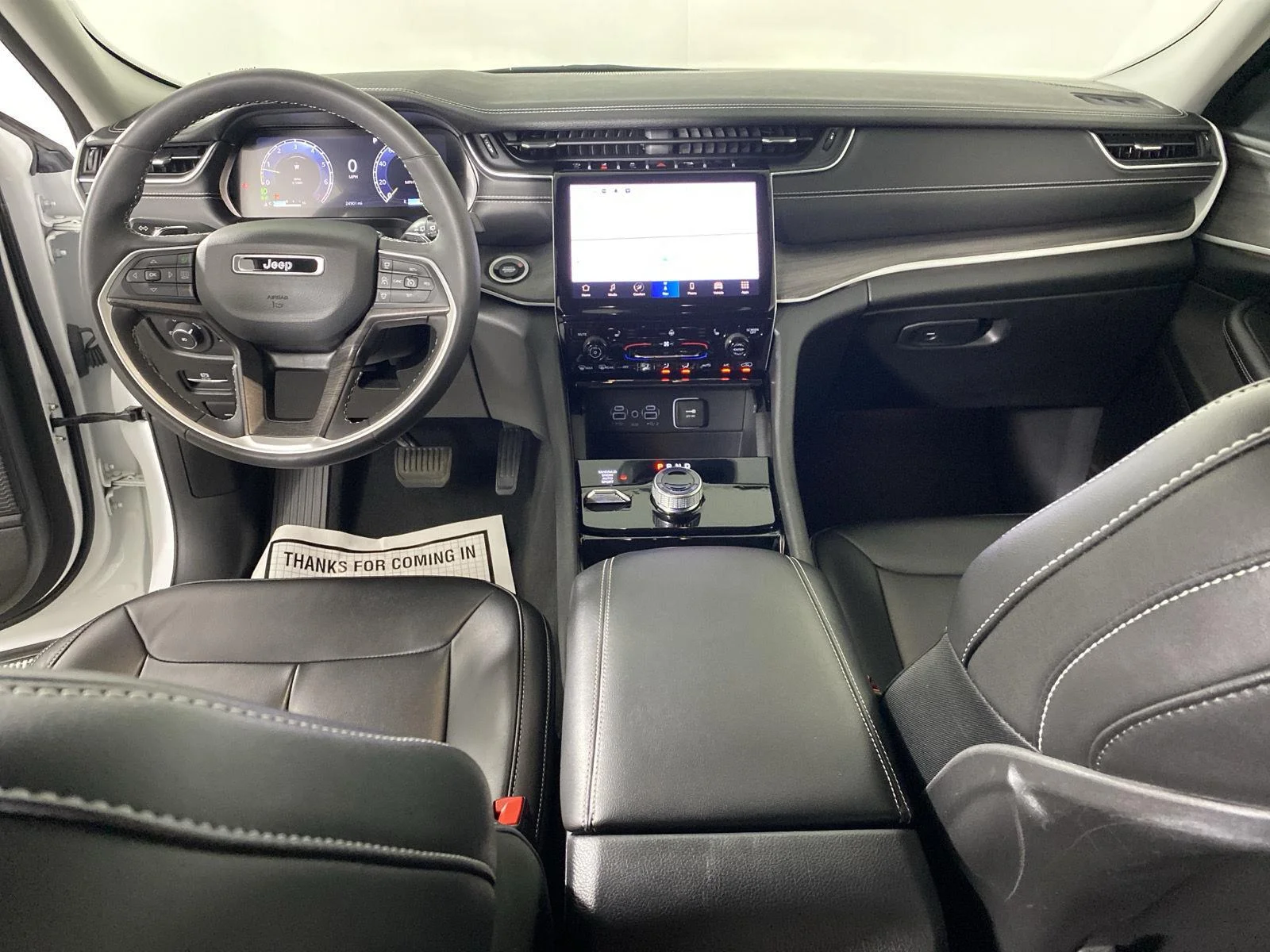 Used 2023 Bright White Clearcoat Jeep Limited image 32
