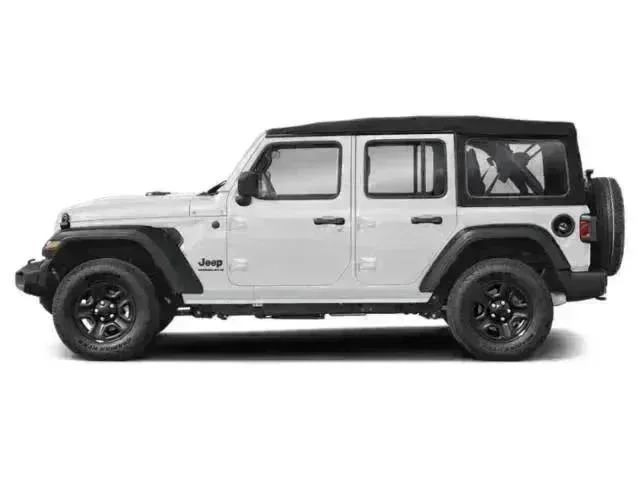 New 2026 Bright White Clear-Coat Exterior Paint Jeep Sahara image 3
