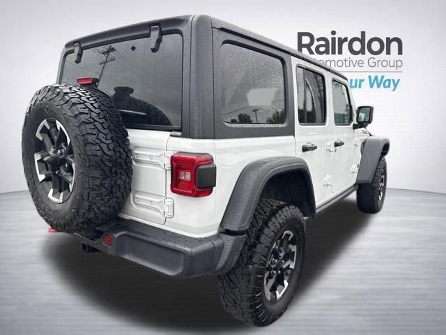 Used 2025 Bright White Clearcoat Jeep Rubicon image 7