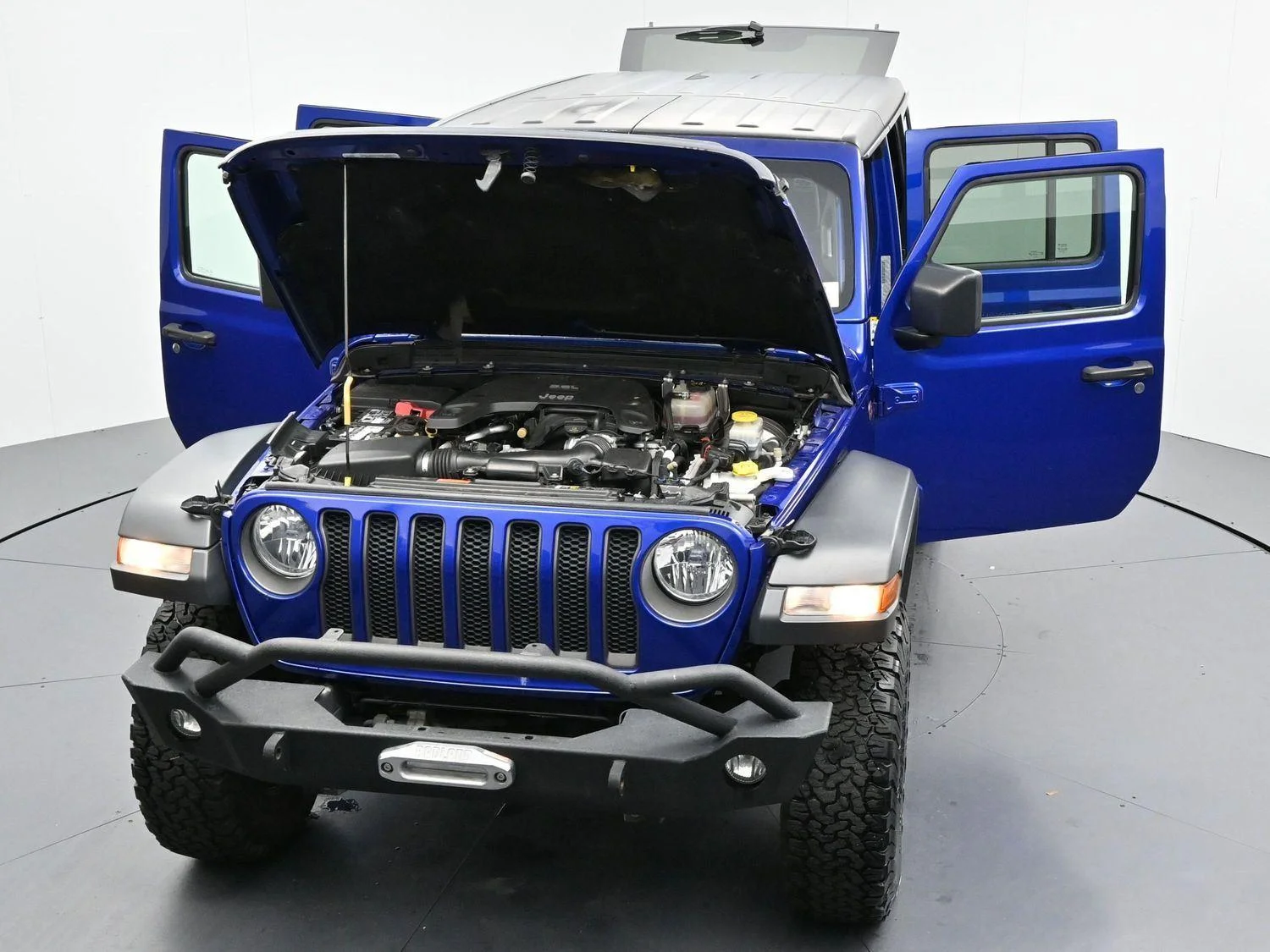 Used 2018 Ocean Blue Metallic Clearcoat Jeep Rubicon image 44
