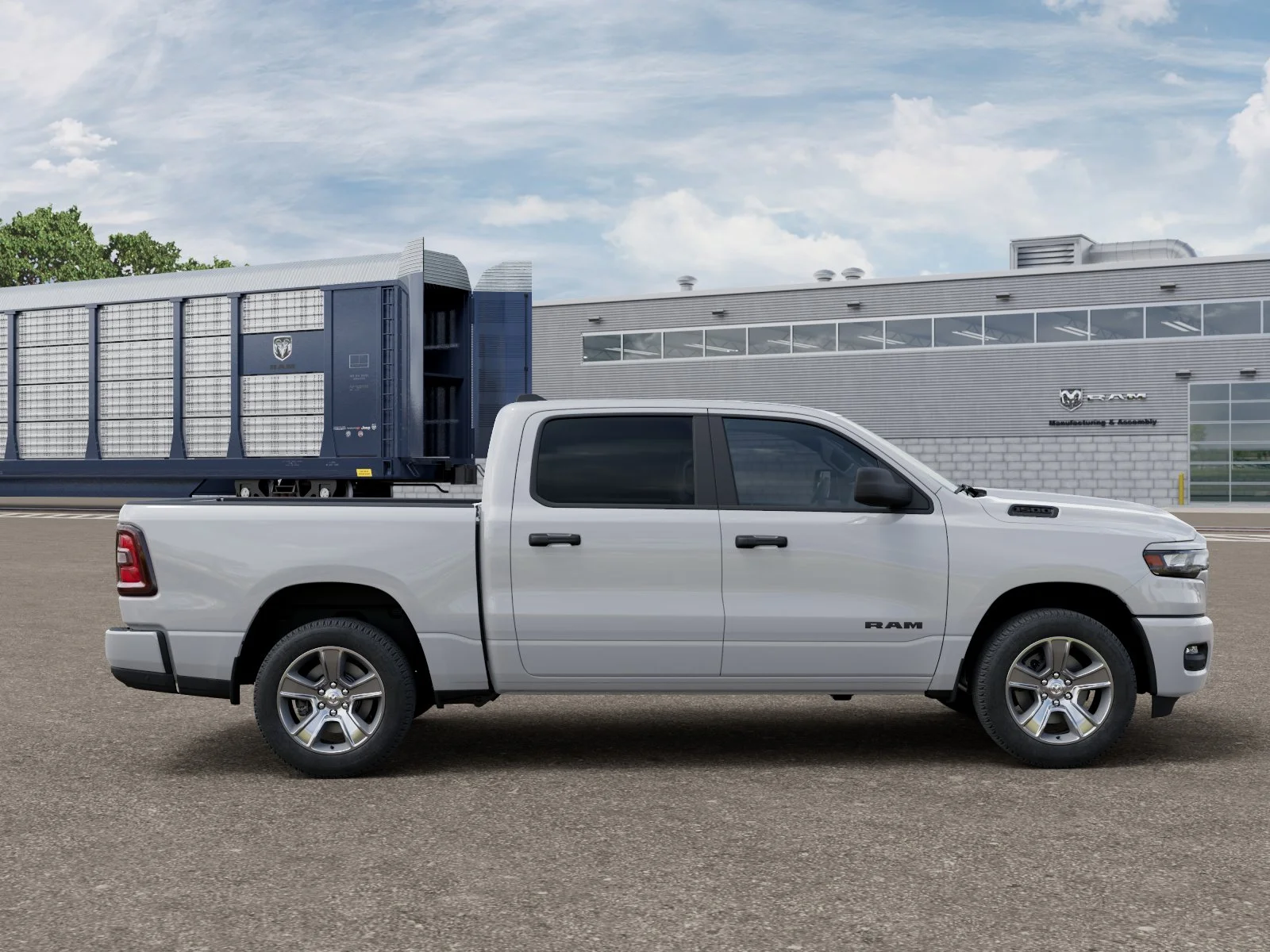 New 2026 Bright White Clear-Coat Exterior Paint RAM  image 12