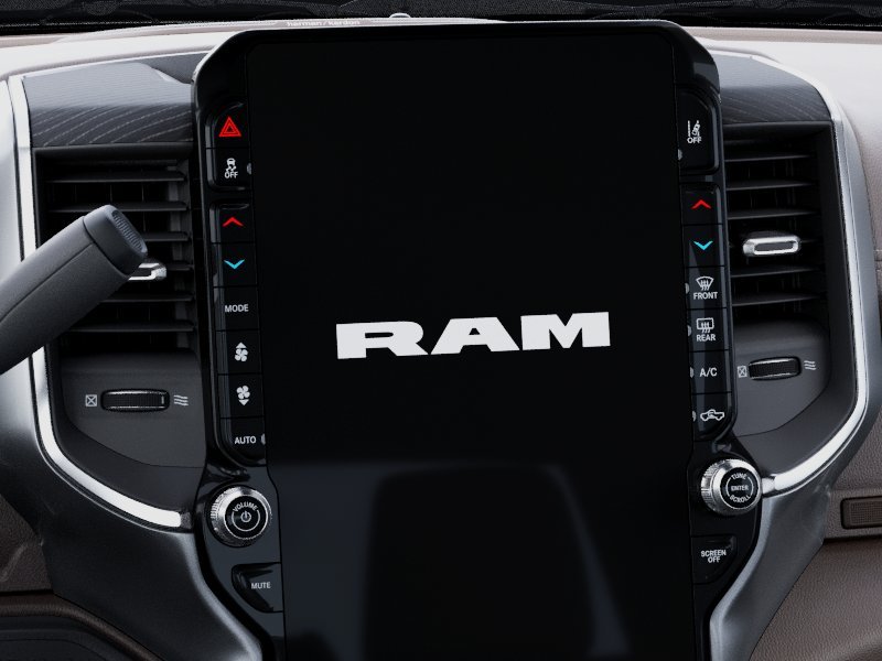 New 2025 Diamond Black Crystal Pearl-Coat Exterior Paint RAM Laramie image 58