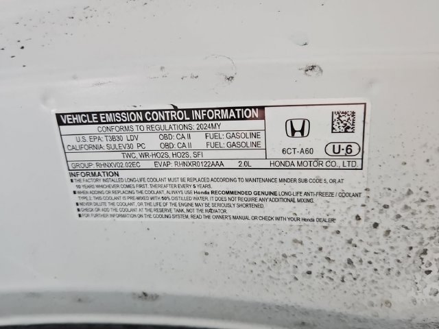 Certified Used 2024 Platinum White Honda LX image 21