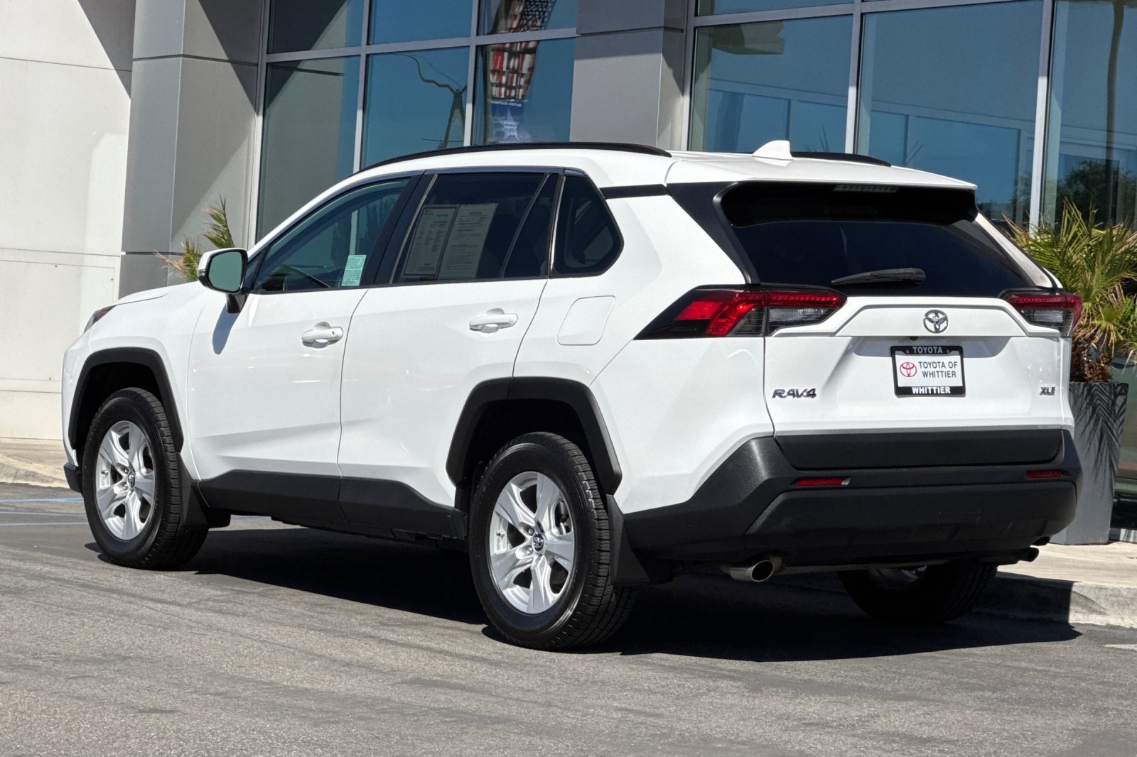 Certified Used 2019 White Toyota XLE image 8