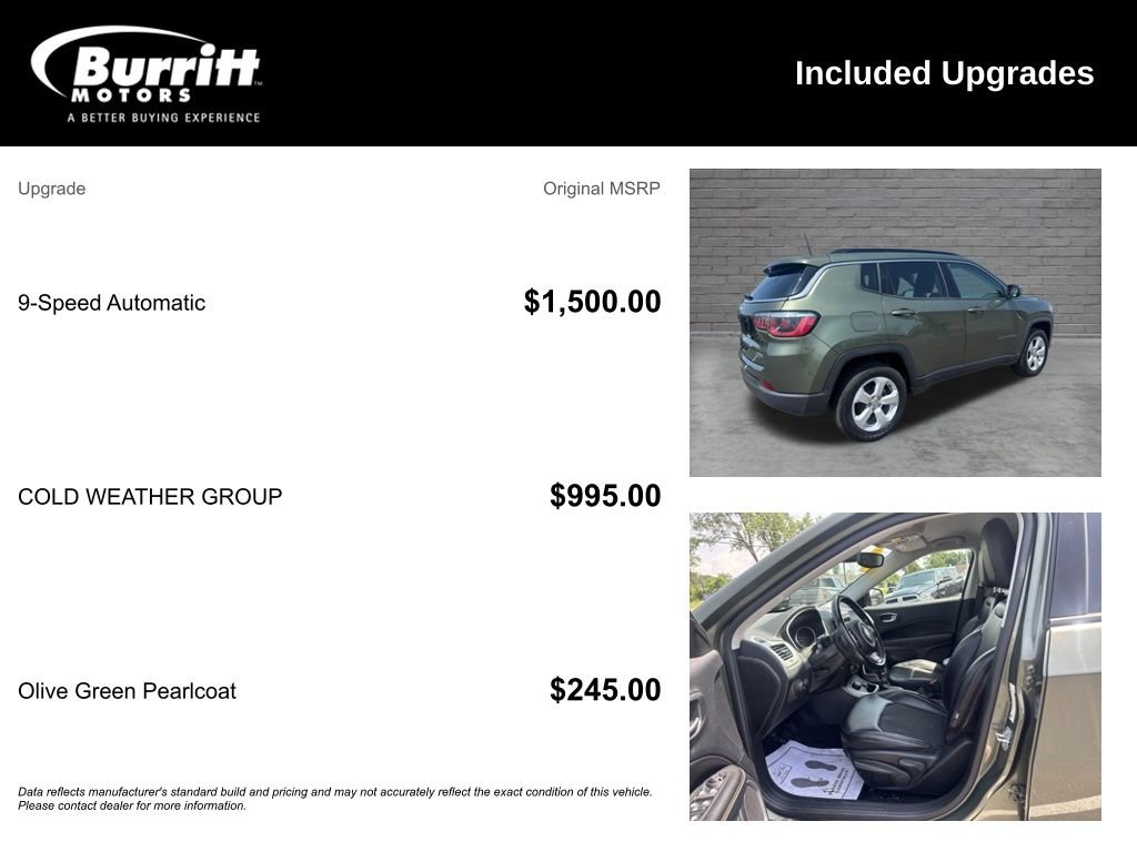 Used 2020 Green Jeep Latitude image 3