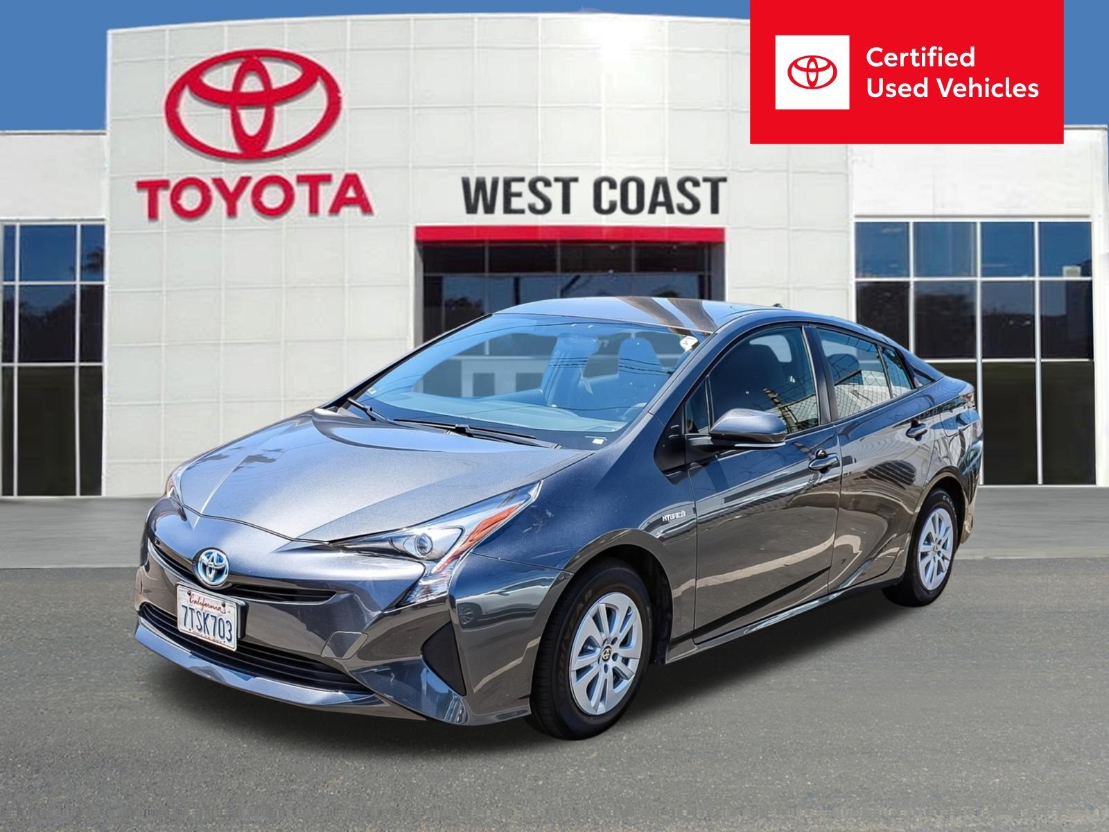Certified Used 2016 Magnetic Gray Metallic Toyota Two image 1