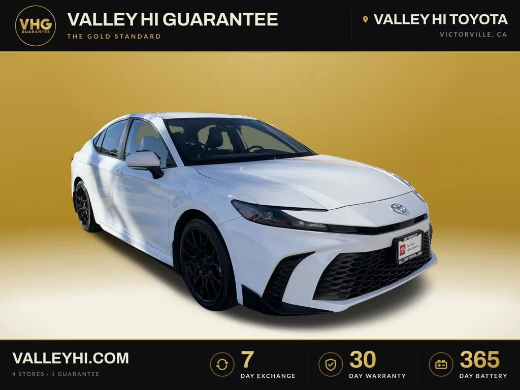 Used 2025 White Toyota SE image 1
