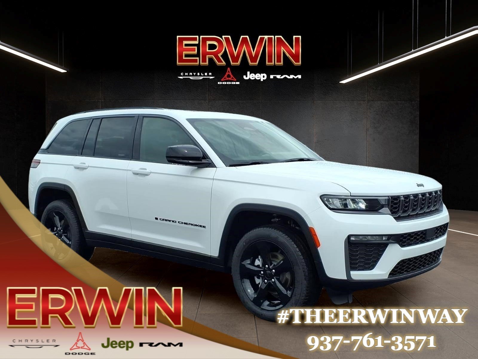 New 2026 Bright White Clearcoat Jeep Limited image 1