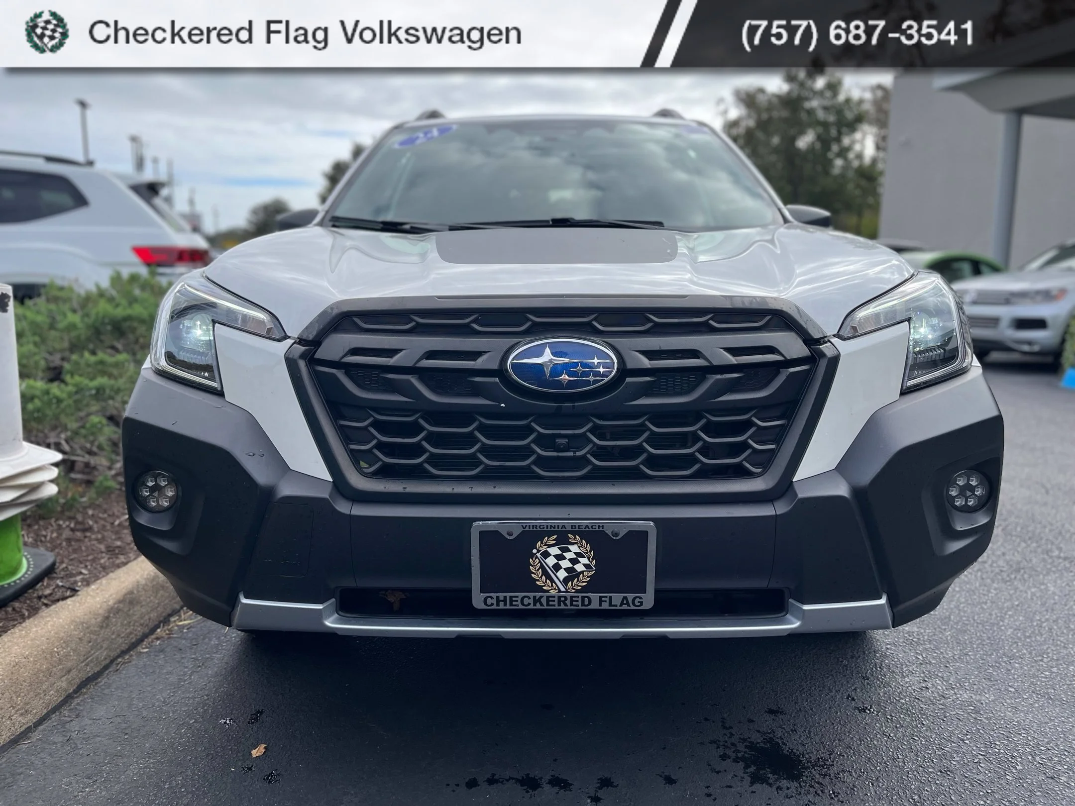 Used 2024 Crystal White Pearl Subaru Wilderness image 13